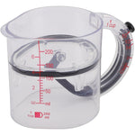 Cana de Masurat, Flippy, cu Maner, Reglabila, din ABS si Silicon, 250 ml, Transparent