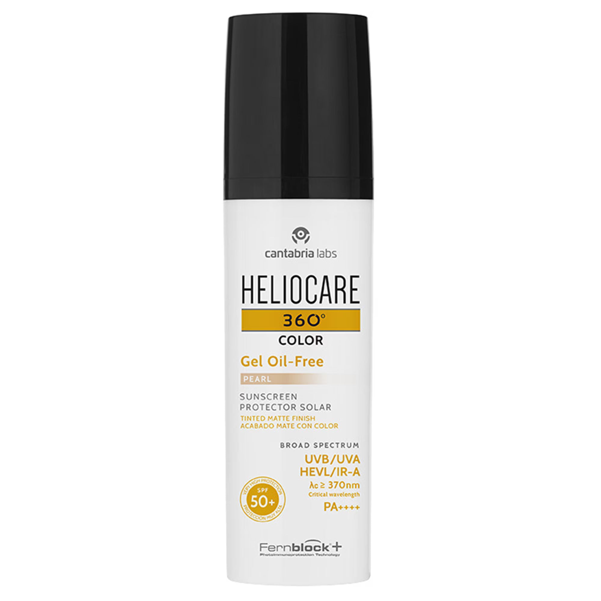Cantabria Labs, Heliocare 360º Color, Pigmenți colorați, Activator de bronz, Gel de protecție solară, SPF 50+, 50 ml - Olmarkt