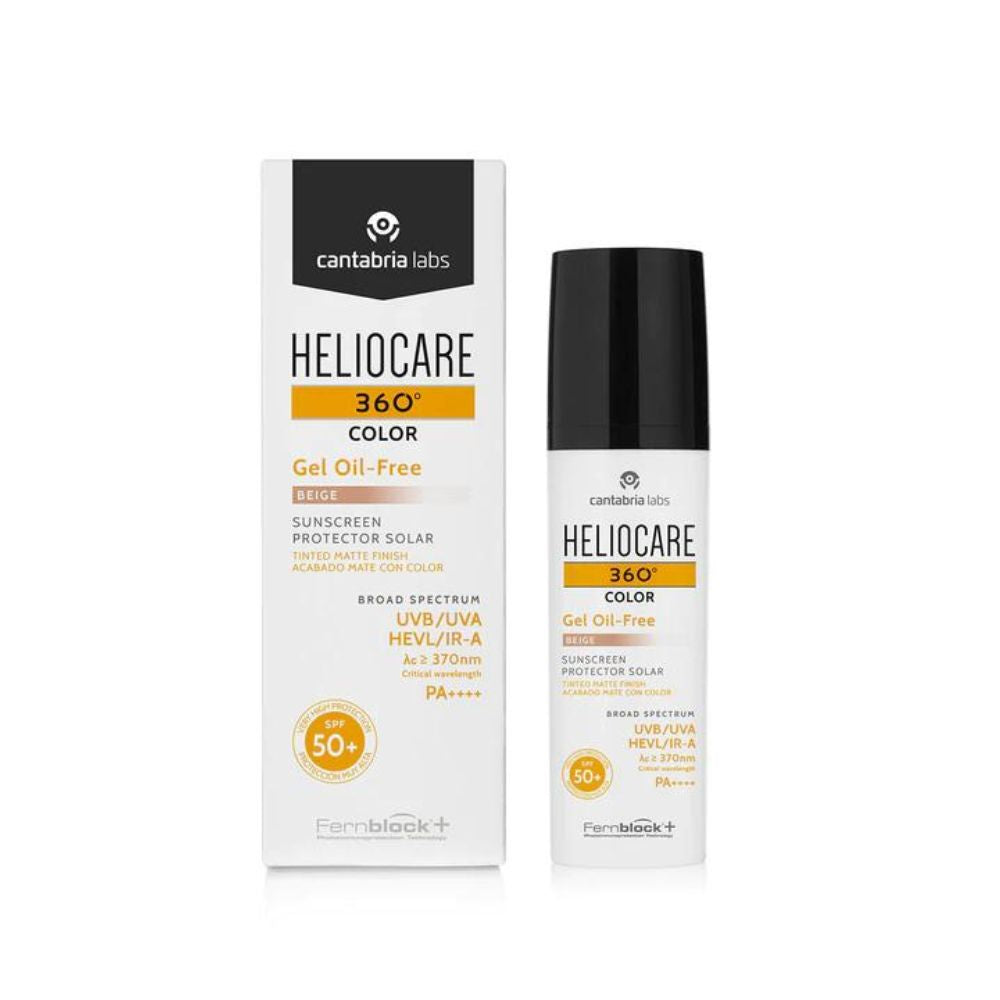Cantabria Labs, Heliocare 360º Color, Mat, Hidratant colorat, Bej, SPF50+, 50 ml