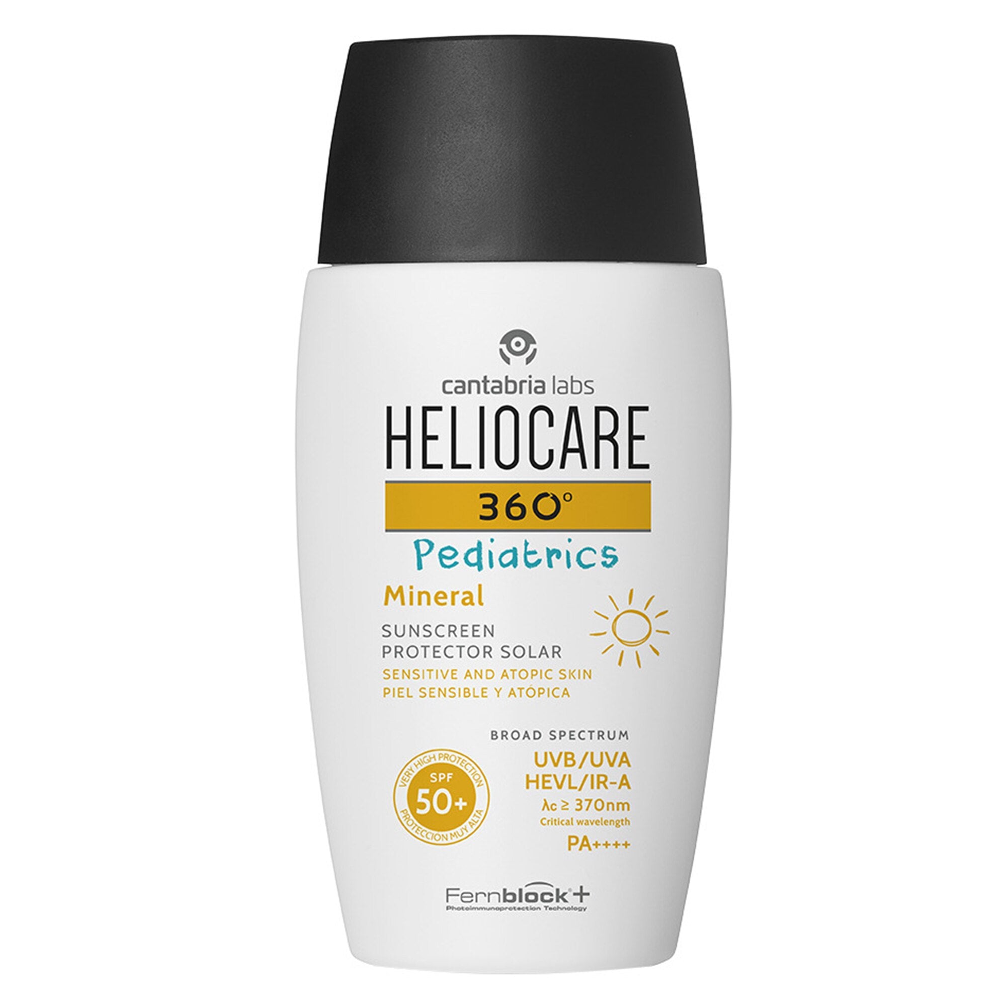 Cantabria Labs, Heliocare 360º Pediatrics, Mineral, Protecție UV ridicată, Cremă de soare, Corp, Mineral, 50 ml