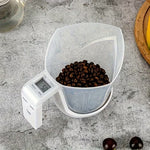 Cantar de Bucatarie 2 in 1, Flippy, Model Electronic, Tip Cana Gradata cu Masurare, pentru Lichide si Solide, Display
