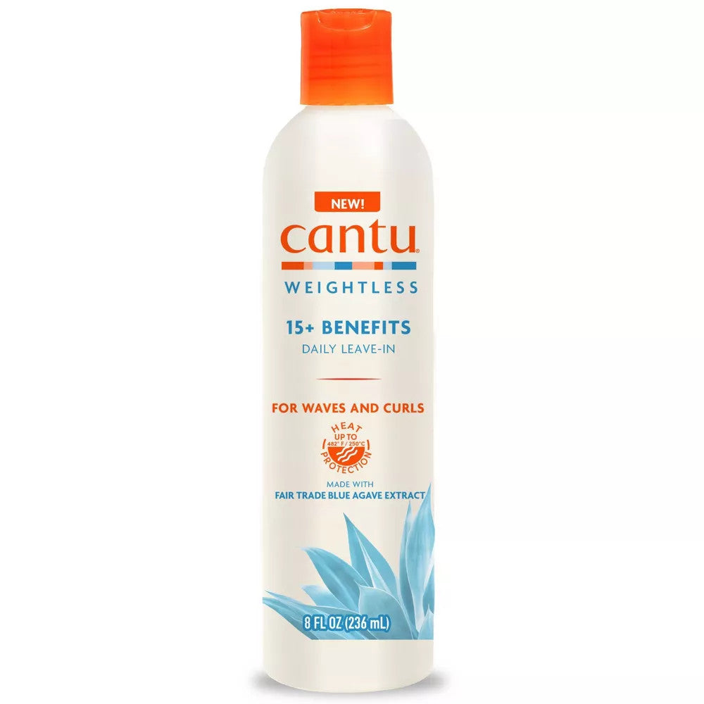 Cantu, Weightless, Agave, Balsam de păr fără clătire, Netezire, 236 ml
