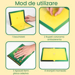 Capcana Autoadeziva pentru Soareci, Flippy, Placa Autoadeziva pentru Rozatoare cu Efect Puternic de Imobilizare,