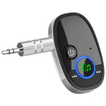 Adaptor Auto, Flippy, Bluetooth 5.0, Auxiliar, Asistenta Vocal, Jack 3.5 mm, Pentru Telefon Mobil si Sistem Audio Auto,