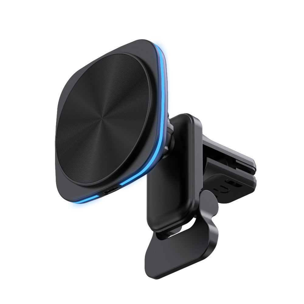 Incarcator Wireless Auto pentru Telefon, Flippy, Statie de Incarcare Magnetica Auto pentru Masina, 15W, 7 x 7 x 6.3 cm,