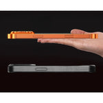 Carcasa de Telefon, Flippy, Compatibila Apple iPhone 17 Pro Max, Fara Rama, doar Colturi si Camera, din Metal, Grosime