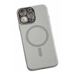 Carcasa Liquid Silicone, Flippy, Compatibila iPhone 17 Pro, Magnetica, Protectie TPU Camera, Gri Titanium