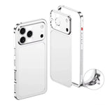 Carcasa Metalica, Flippy, Compatibila Apple iPhone 14 Pro Max, Creeaza Aspect de iPhone 17 Pro, Unibody Mat, Rezistenta