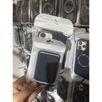 Husa MagSafe pentru iPhone 17 Pro, Flippy, Suport Card Detasabil, Carcasa pentru Telefon, Textura Fibra de Carbon,