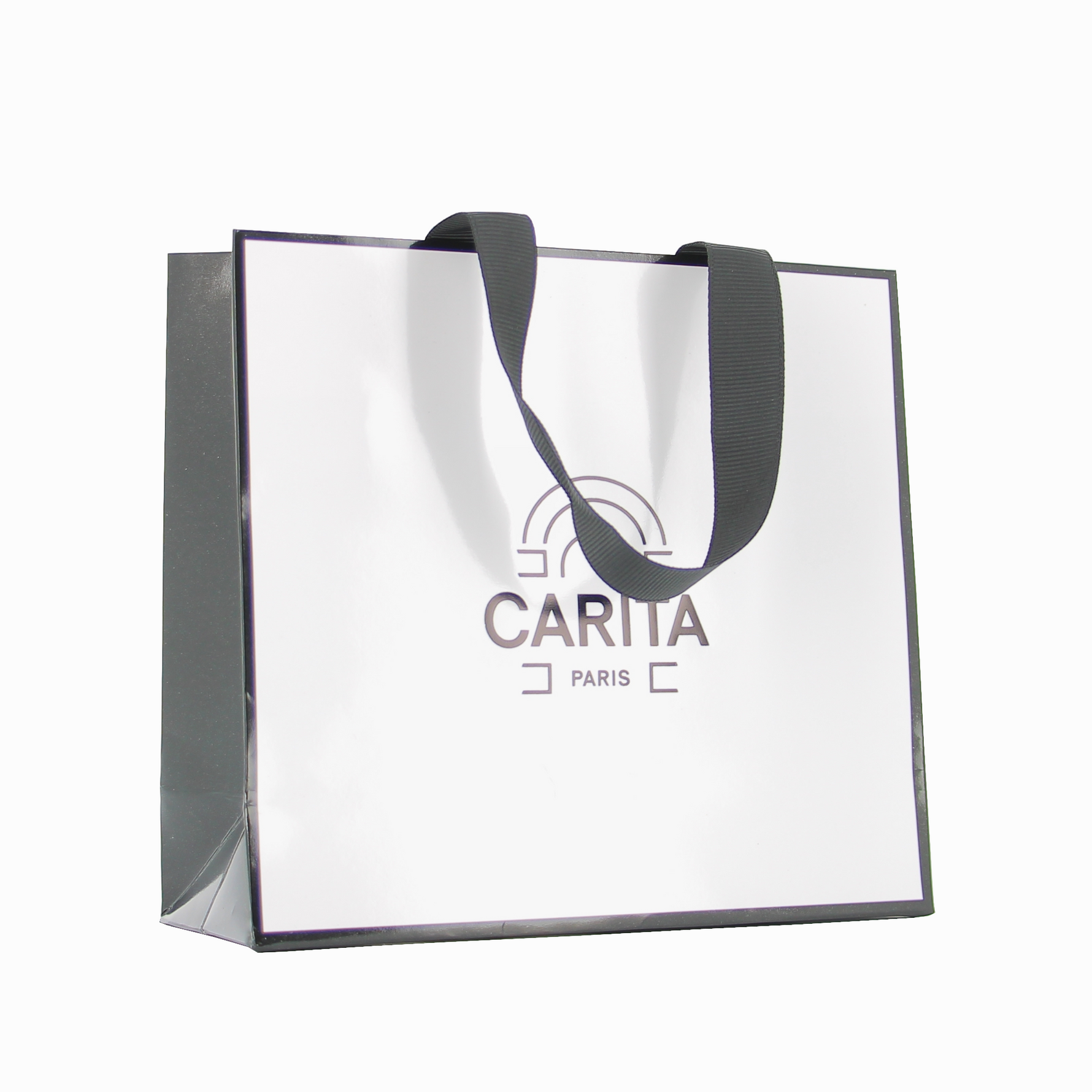 Carita Paris, Carita, Cumpărături, Sac de carton GWP, Fildeș, Mărimea S - Olmarkt