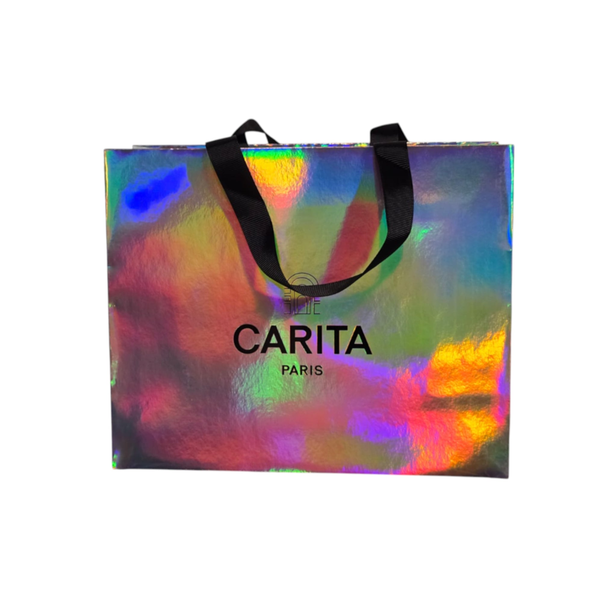 Carita Paris, Geantă de machiaj textilă, Argint, Mărime medie - Olmarkt