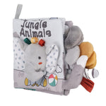 Carte Senzoriala, Flippy, pentru Bebelusi, 15x16x6 cm, cu Animalute, 3D, Cu Sunete si Fosnete, 0-3 Ani, Model