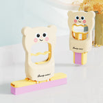 Mini Mop, Flippy, de Mana, Pliabil, Model Ursulet, din Plastic, 9 x 15 x 15 cm, Roz