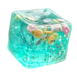 Cub Fidget 3D, Flippy, Model Cub de Gheata Scoici, Jucarie Antistres pentru Copii/Adulti, Comprimabil cu Revenire