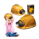 Casca Protectie cu Lanterna de Jucarie pentru Copii, Flippy, Material Plastic, Interactiv, Distractiv, 29.5x19.5x6.5