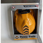 Casca Protectie cu Lanterna de Jucarie pentru Copii, Flippy, Material Plastic, Interactiv, Distractiv, 29.5x19.5x6.5