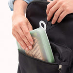 Caserola pentru sandwich Flippy, din silicon si polipropilena, portabil, usor de curatat, capac anti-scurgere,
