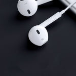 Casti Audio cu Microfon si cu Port Lightning WUW-R32 compatibile iPhone, Alb
