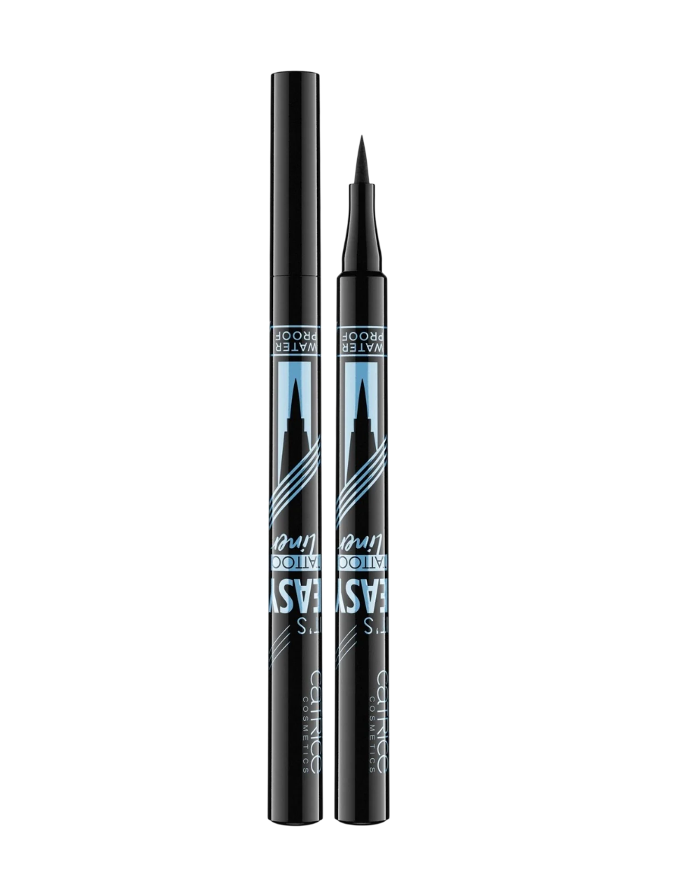 Catrice, It's Easy Tattoo, Rezistent la apă, Tuș de ochi lichid, 010, Negru, 1 ml