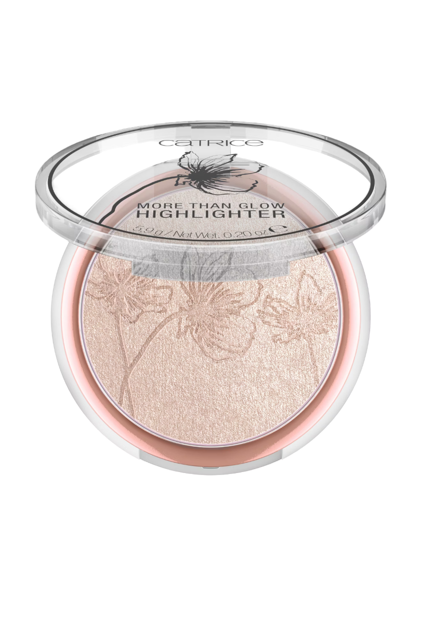 Catrice, More Than Glow, Luminos, Compact de fard și iluminator, 020, Rose Beam, 5.9 g
