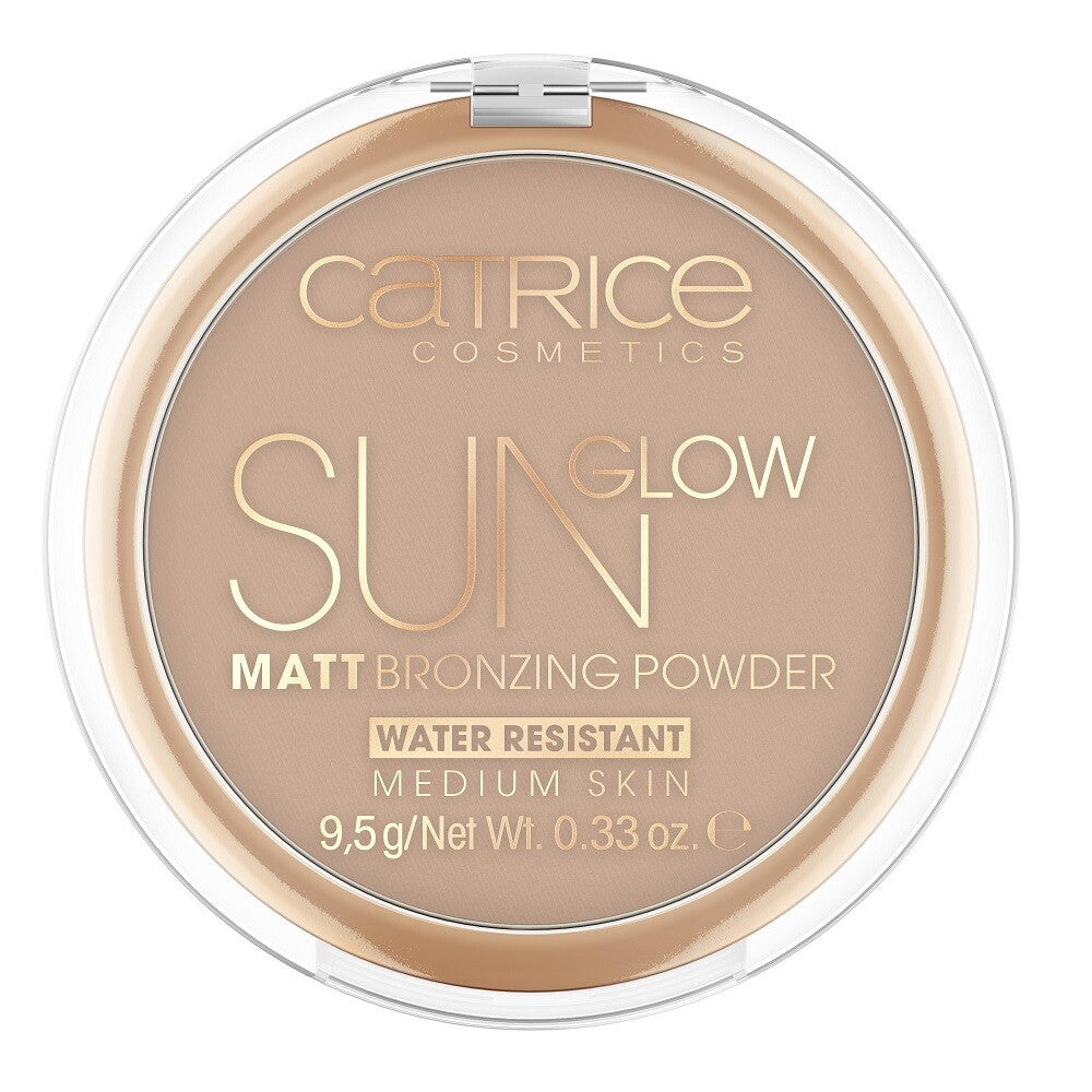 Catrice, Sun Glow, Mat, Pudră compactă bronzantă, 030, Bronz mediu, 9.5 g