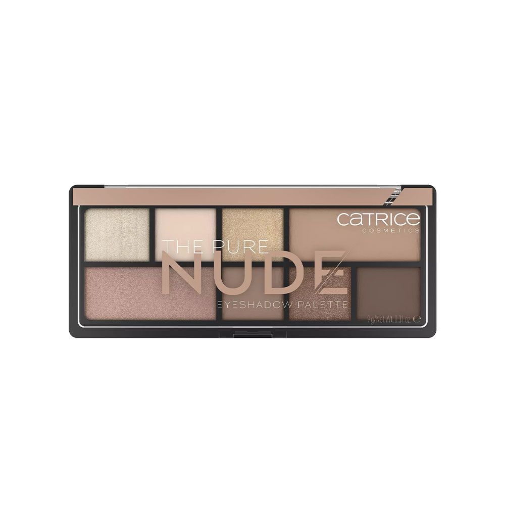 Catrice, The Pure Nude, Paletă de farduri de ochi, 8 nuanțe, 9 g
