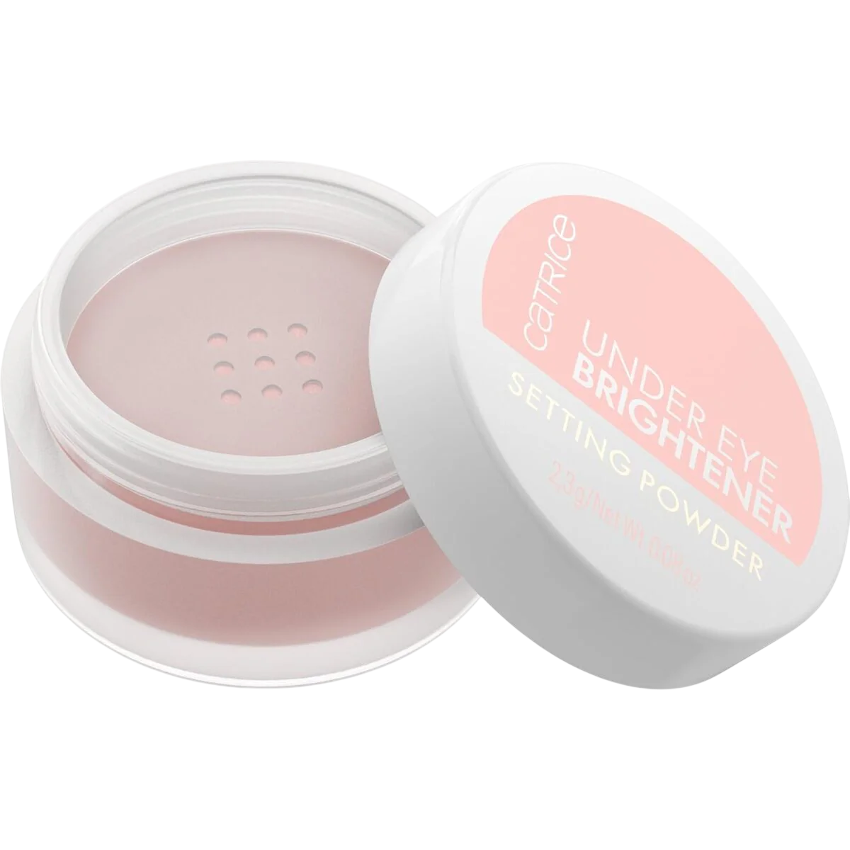 Catrice, Under Eye Brightener, Mat, Pudră de fixare liberă, 010, Roz deschis, 2.3 g