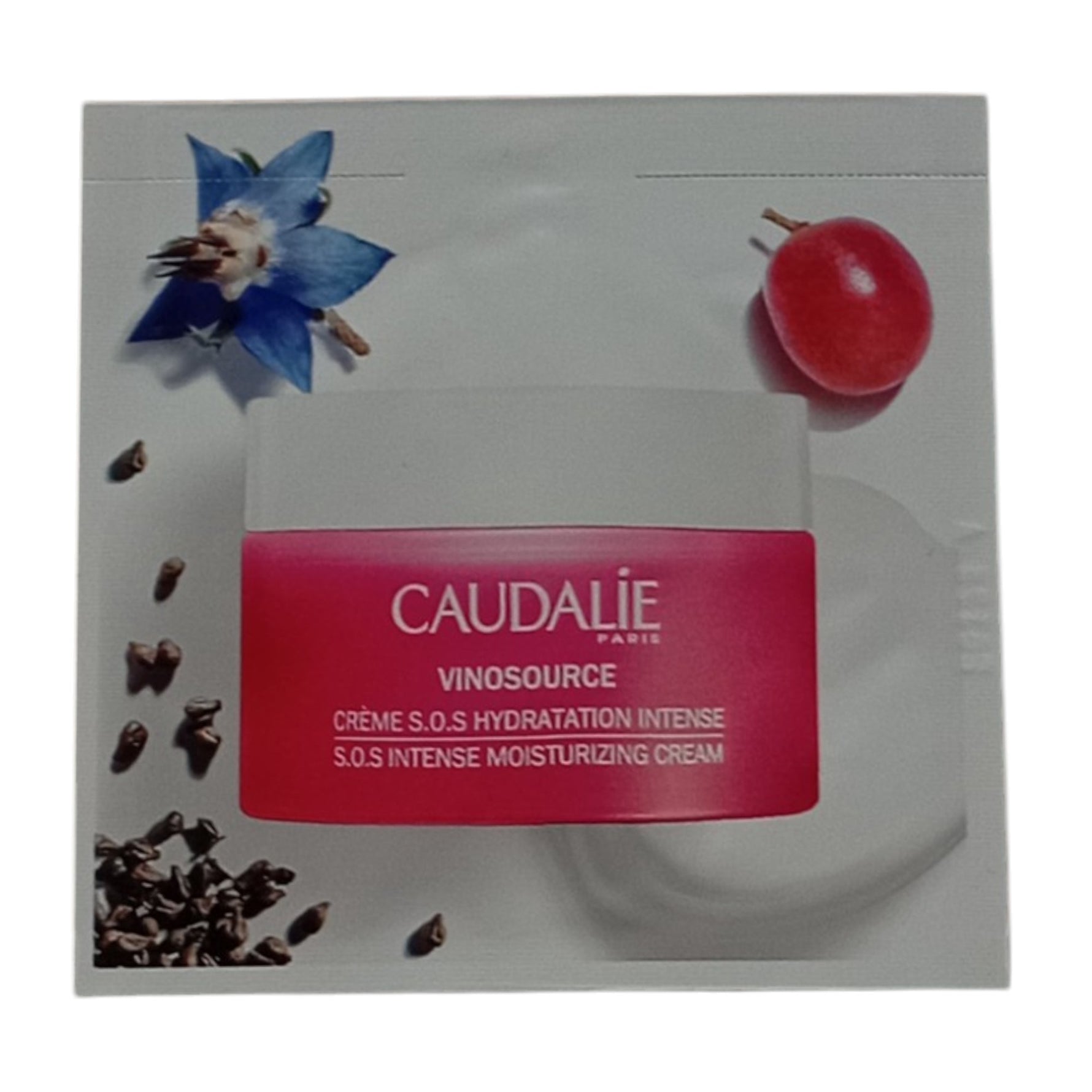 Caudalie, Vinosource, Vegan, Hidratant, Zi & Noapte, Smântână, Pentru față, 2 ml *Mostră - Olmarkt