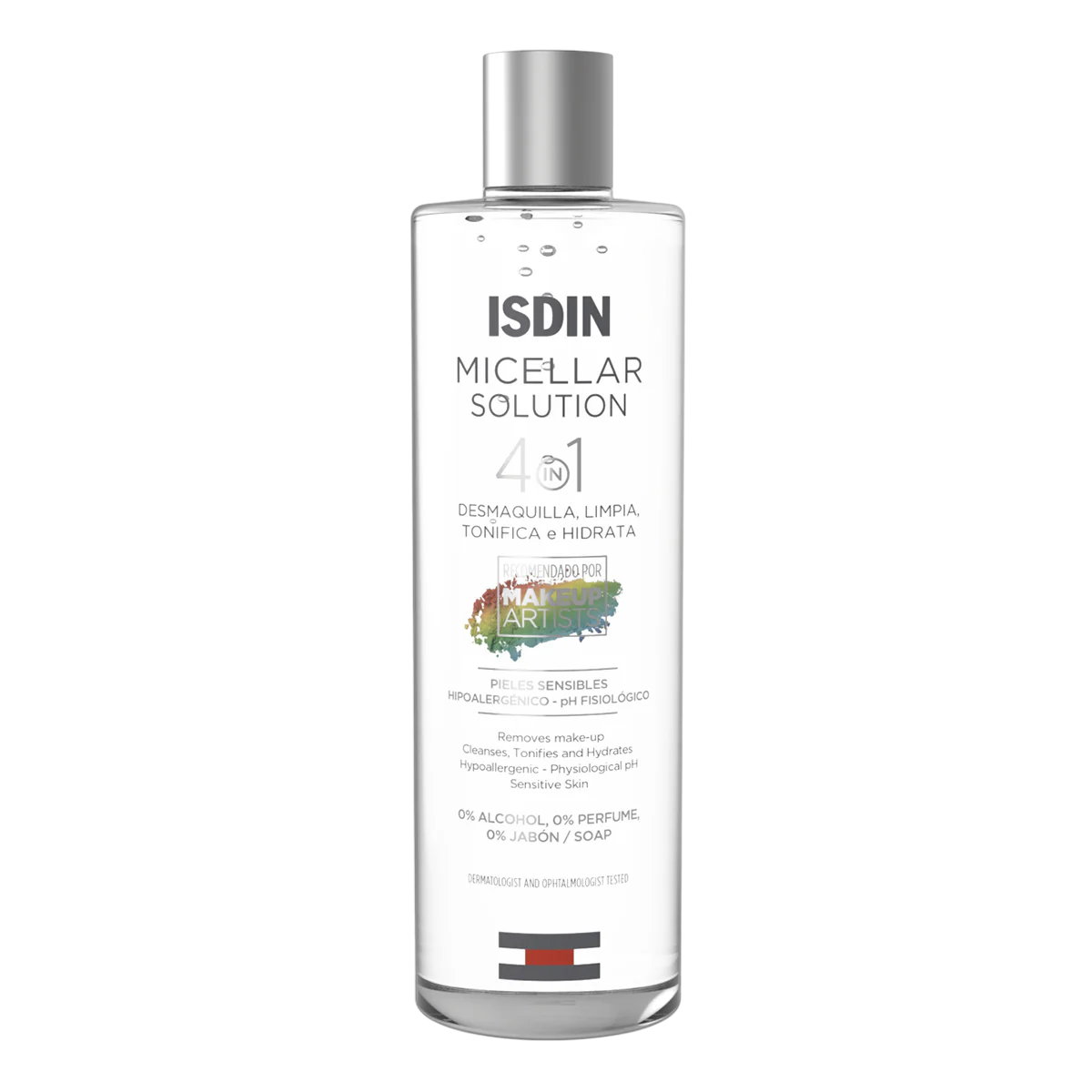 Isdin, 4 In 1, Purificare și tonifiere, Apă micelară, Toate tipurile de piele, 400 ml