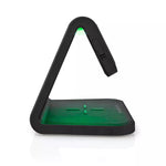 Ceas cu alarma Nedis incarcator wireless Qi lumina multicolora negru