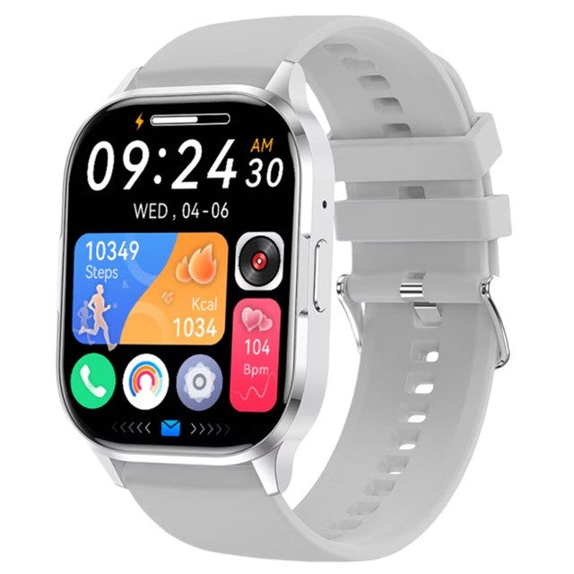 Ceas Smartwatch, Flippy, Editia H15, Apeluri Bluetooth, Afisaj 1.81 inch, Rezolutie 240 x 284, Puls, Siri, Baterie 180