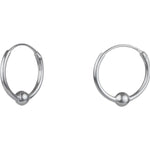 Cercei Argint 925 Creole 10 mm Biluta, 0.93 g