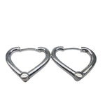 Cercei Argint 925 Inima Contur, 3.62 g