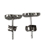 Cercei Argint 925 Inima cu Minizirconii, 1.78 g