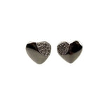 Cercei Argint 925 Inima cu Minizirconii Lateral, 1.43 g