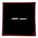 Cercei pentru Dame ,Jolie Silver, Argint 925, Design Modern Minimalist, Model U cu Cristale, 2.31 g, Argintiu/ Argintiu