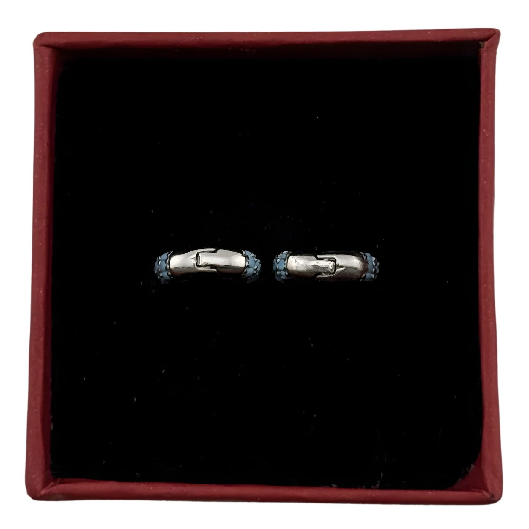 Cercei pentru Dame ,Jolie Silver, Argint 925, Design Modern Minimalist, Model U cu Cristale, 2.31 g, Argintiu/ Argintiu