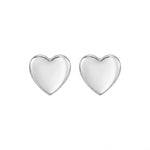 Cercei din Argint 925, Jolie Silver, pentru Dama, Model Inima, 1.27 g, Design Elegant si Romantic, Argintiu