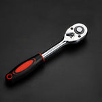 Chei tubulare Set 46 de Piese, Flippy, Trusa Scule de Reparatii Auto, Prelungitoare Rigid si Flexibil, Articulatie