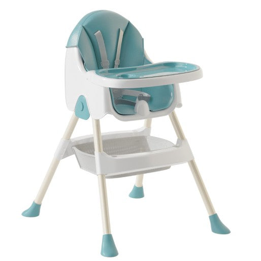 Scaun de Masa Pliabil 3in1, Flippy, Reglabil, Multifunctional, 3 Pozitii, Masuta si Husa Detasabile, Centura de