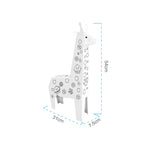 Jucarie Educativa pentru Copii, Flippy, Model Girafa 3D, Set de Asamblat si Colorat din Carton, Puzzle 3D Educativ, 31