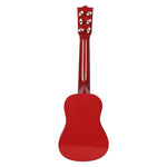 Chitara pentru Copii, Flippy, din Lemn si Plastic, pentru Incepatori, 53.4 x 17.5 x 5.8 cm, Rosu Lucios