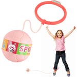 Minge pentru Sarit, Flippy, Tip Coarda Hula Hoop, Cerc 12 cm, Coarda 52 cm, Minge 12 x 11 cm, Functie Iluminat, 4-6