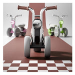 Tricicleta pentru Copii, Flippy, Exercitiu de Echilibru, pentru 1-6 Ani, Lumina LED, Fara Pedale, din Plastic, Roti 7.8