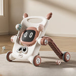 Antemergator pentru Copii 8 in 1, Flippy, Multifunctional, cu Maner de Impingere Detasabil, Scuter, Trotineta, Scaun