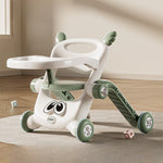 Antemergator pentru Copii 8 in 1, Flippy, Multifunctional, cu Maner de Impingere Detasabil, Scuter, Trotineta, Scaun