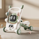 Antemergator pentru Copii 8 in 1, Flippy, Multifunctional, cu Maner de Impingere Detasabil, Scuter, Trotineta, Scaun