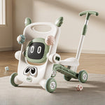 Antemergator pentru Copii 8 in 1, Flippy, Multifunctional, cu Maner de Impingere Detasabil, Scuter, Trotineta, Scaun