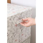 Cutie Depozitare, Flippy, 66L, din Material Textil, 50 x 40 x 33 cm, pentru Haine si Lenjerii, Model Fluturasi, Gri