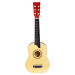 Chitara pentru Copii, Flippy, din Lemn si Plastic, pentru Incepatori, 63.5 x 22 x 5.8 cm, Bej